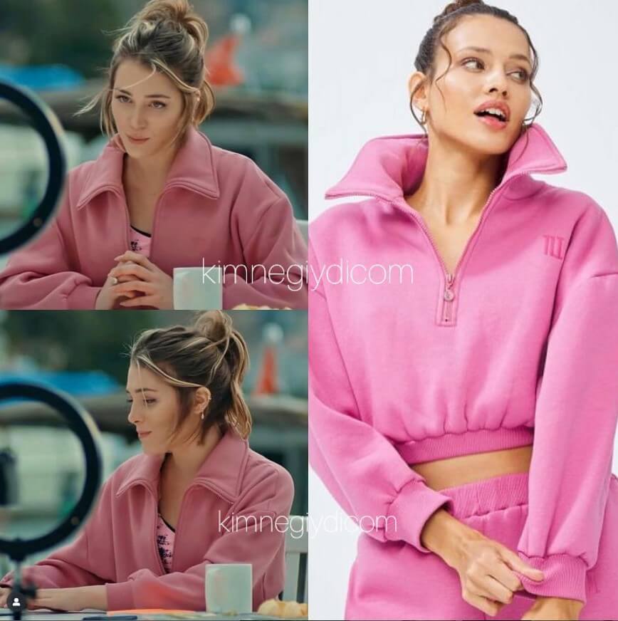Deniz Işın’ın giydiği The Latest Thing marka pembe sweatshirt