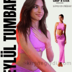 Eylül Tumbar’ın Love on Friday etkinliğinde giydiği pembe ALOHI üst ve etek takımı