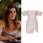 Gökçe Bahadır’ın giydiği Maison Ju marka Agnes mini elbise