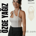 Özge Yağız’ın Gözleri Karadeniz tanıtımında giydiği ekru bodysuit